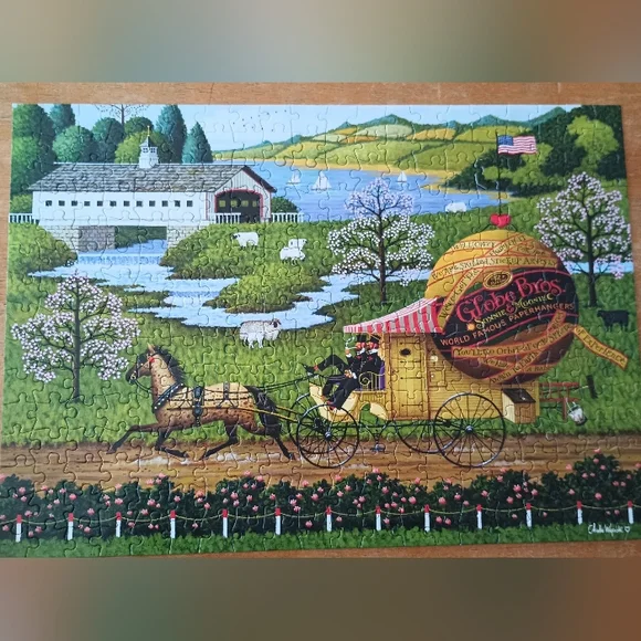 Charles Wysocki Puzzle - 300 Pieces - Picture 2 of 4